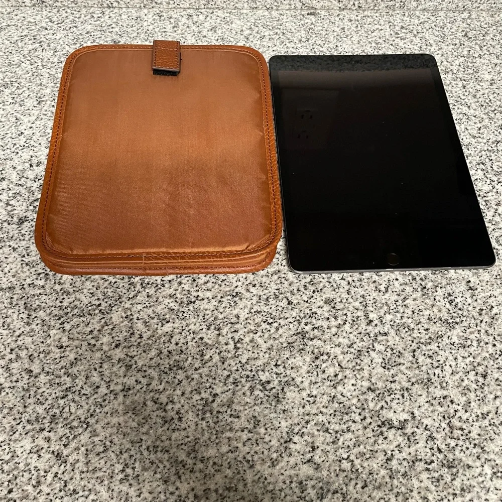 EUC Generic lightly padded iPad cover w/velcro closure tab‼️ iPad not included‼️